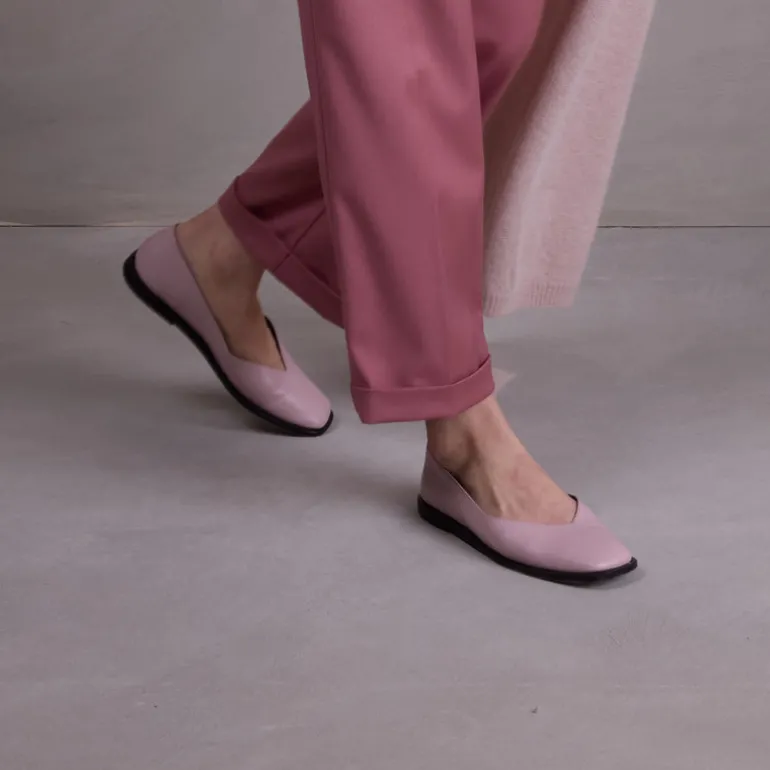 Faiza ballerina in misty rose