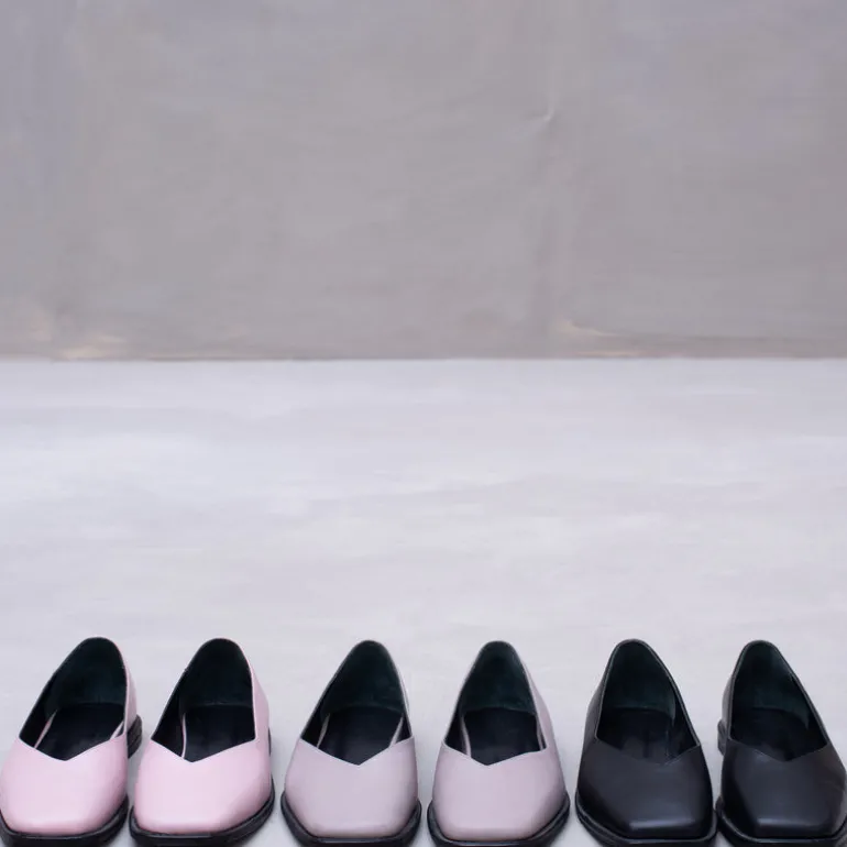 Faiza ballerina in taupe