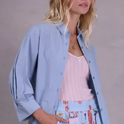 Farell hemd in misty blue