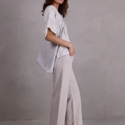 Faro ecru broderie blouse