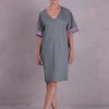 Fastra jurk in green blend