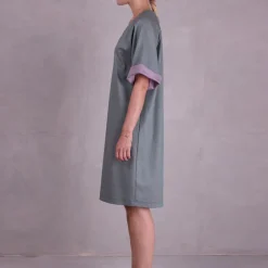 Fastra jurk in green blend