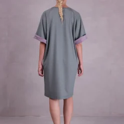 Fastra jurk in green blend