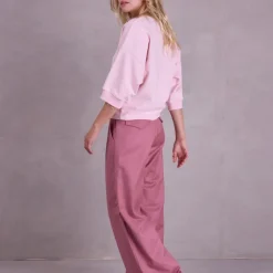 Fauve roze fitted sweater