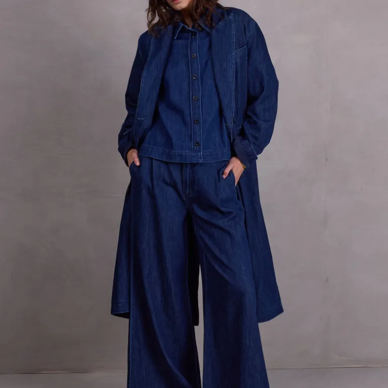 Feda hemd in summer denim