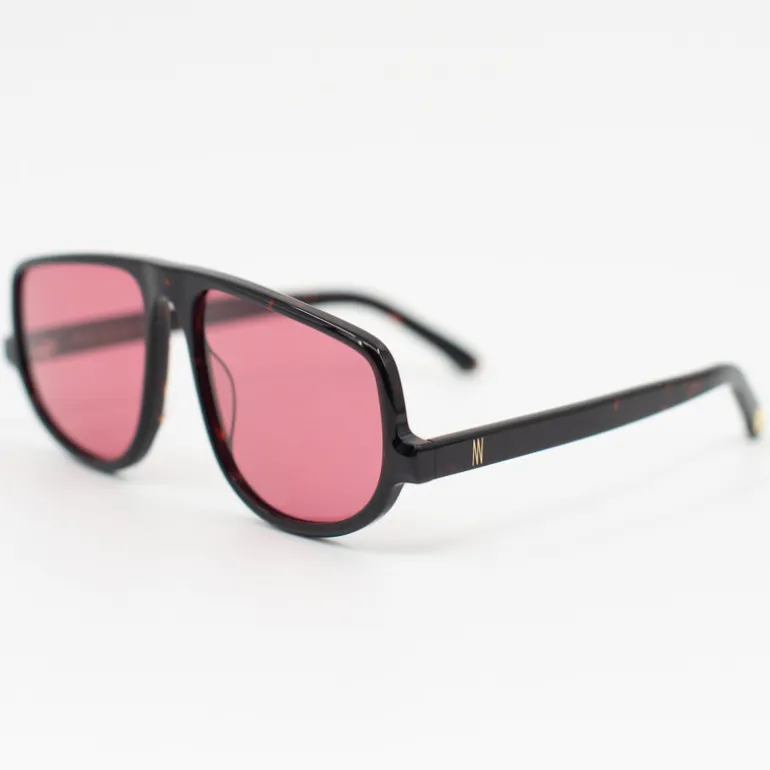 Felice zonnebril in dark tortoise / cherry