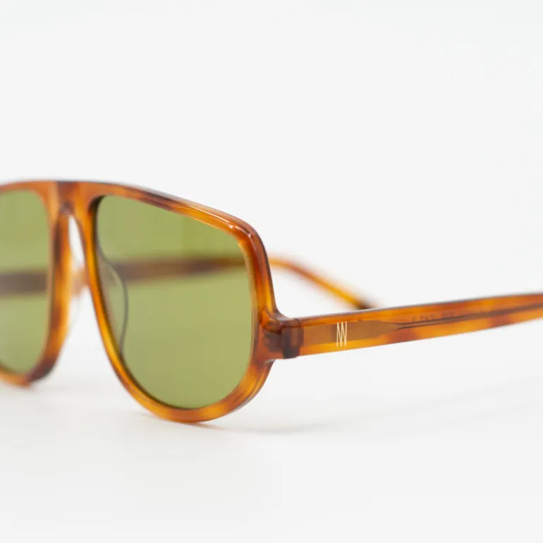 Felice zonnebril in light tortoise / olive