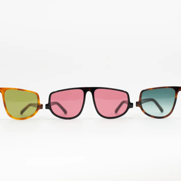 Felice zonnebril in light tortoise / olive