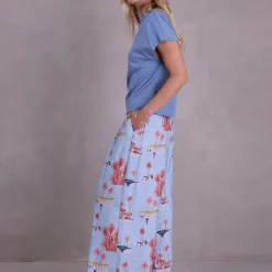 Fella asymmetrische top in dusk blue