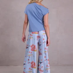 Fella asymmetrische top in dusk blue