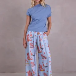 Fella asymmetrische top in dusk blue