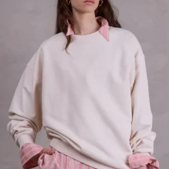Femke ecru oversized sweater