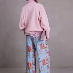 Femke roze oversized sweater