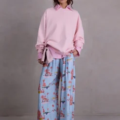 Femke roze oversized sweater
