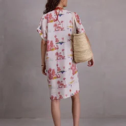 Femme jurk in white Havana