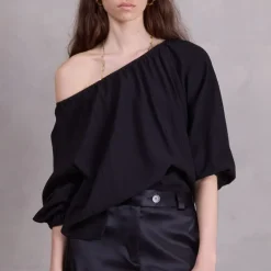 Fender zwarte blouse