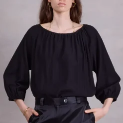 Fender zwarte blouse