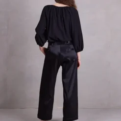 Fender zwarte blouse