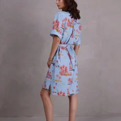 Fendi jurk in blue Havana