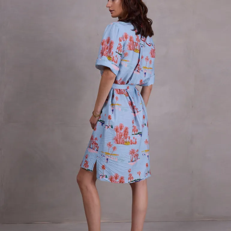 Fendi jurk in blue Havana