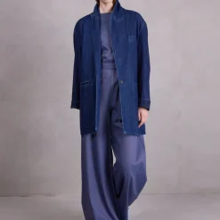 Fenna blazer in summer denim
