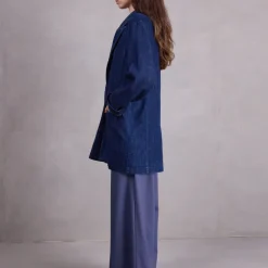 Fenna blazer in summer denim