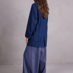 Fenna blazer in summer denim
