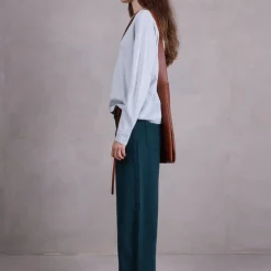 Fenne broek in evergreen