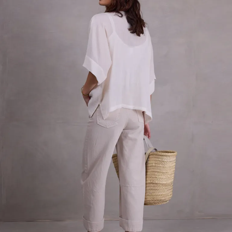 Fenne broek in stone