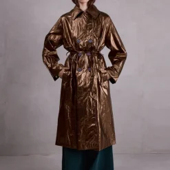 Ferdi copper trench coat