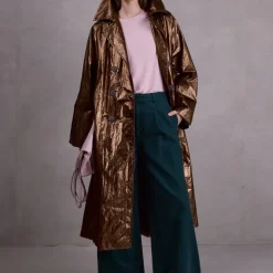 Ferdi copper trench coat
