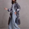 Ferdi silver trench coat