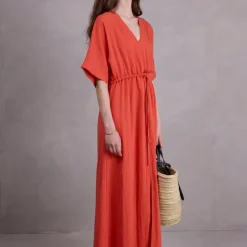 Ferel jurk in flame Tencel