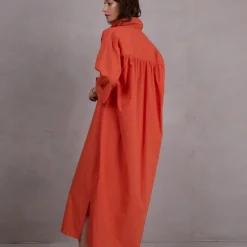 Ferijn oranje jurk