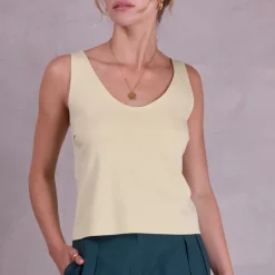 Ferika top in lemon grass