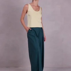 Ferika top in lemon grass