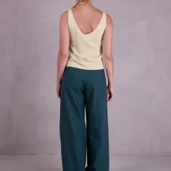 Ferika top in lemon grass