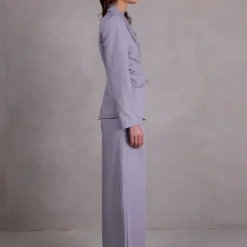 Fernando grijze geknoopte blazer
