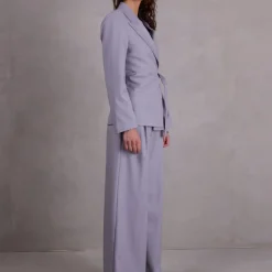 Fernando grijze geknoopte blazer