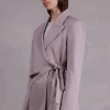 Fernando taupe geknoopte blazer