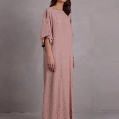 Fibe jurk in pink sand