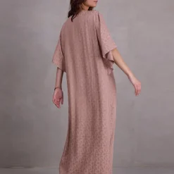 Fibe jurk in pink sand