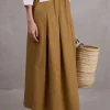 Fieke rok in mustard