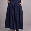 Fieke rok in navy
