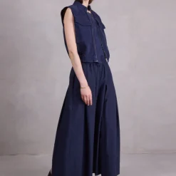 Fieke rok in navy