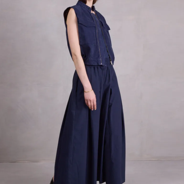 Fieke rok in navy