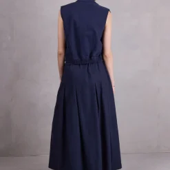 Fieke rok in navy