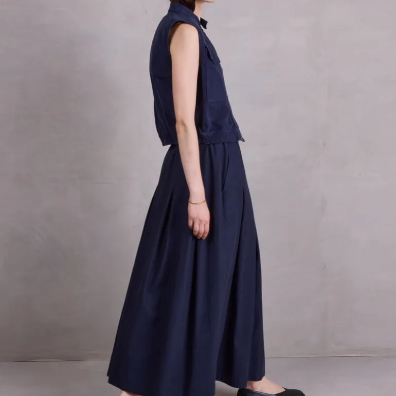 Fieke rok in navy