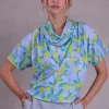 Filipa blouse in limoncello flowers