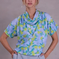 Filipa blouse in limoncello flowers